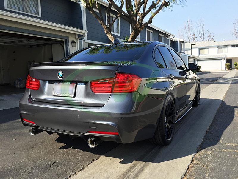 Brand: BMW 3 Series F30 F31 Performance Style Satin Black Diffuser