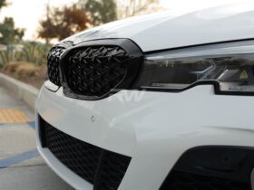 Brand: BMW 3 Series G20 330i M340i Gloss Black Diamond Front Grilles