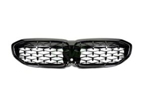 Brand: BMW 3 Series G20 330i M340i Gloss Black Diamond Front Grilles