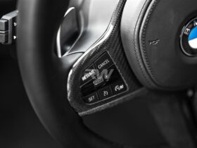Brand: BMW 3 Series G20 Carbon Fiber Alcantara Steering Wheel Trim
