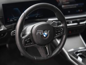 Brand: BMW 3 Series G20 Carbon Fiber Alcantara Steering Wheel Trim