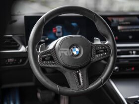 Brand: BMW 3 Series G20 Carbon Fiber Alcantara Steering Wheel Trim