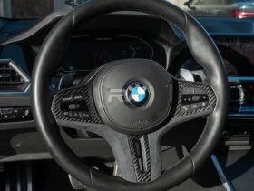 Brand: BMW 3 Series G20 Carbon Fiber Alcantara Steering Wheel Trim
