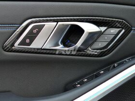 Brand: BMW 3 Series G20 Carbon Fiber Interior Door Handle Trims