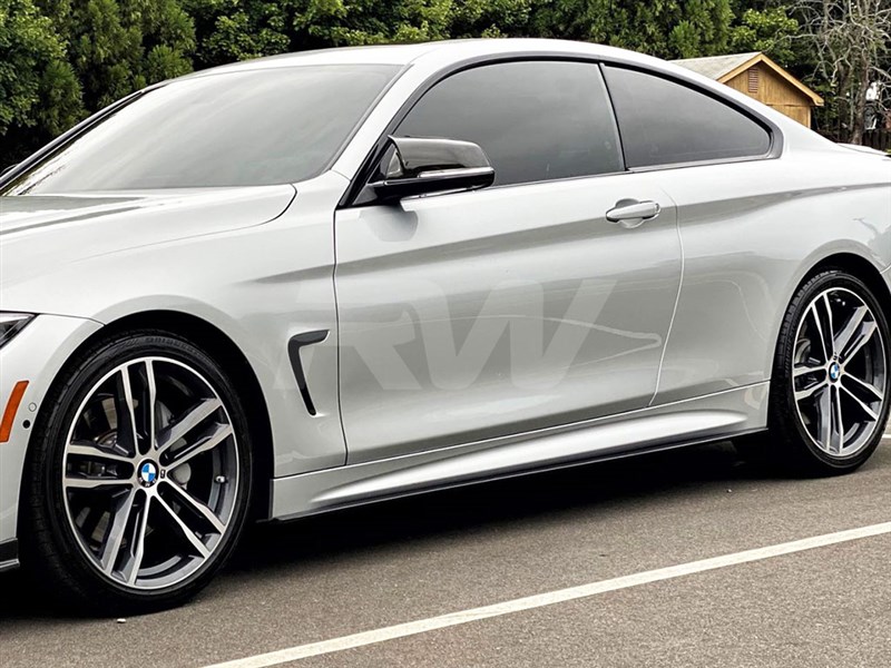 Brand: BMW 4 Series F32 F33 F36 Carbon Fiber Side Skirt Extensions