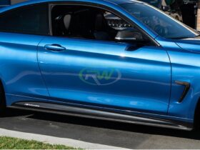 Brand: BMW 4 Series F32 F33 F36 Carbon Fiber Side Skirt Extensions