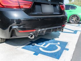 Brand: BMW 4 Series F32 F33 F36 Performance Style Black Diffuser