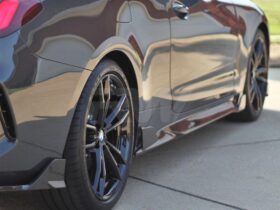 Brand: BMW 4 Series G22 G23 DTM Carbon Fiber Side Skirt Extensions
