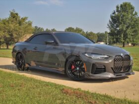 Brand: BMW 4 Series G22 G23 DTM Carbon Fiber Side Skirt Extensions
