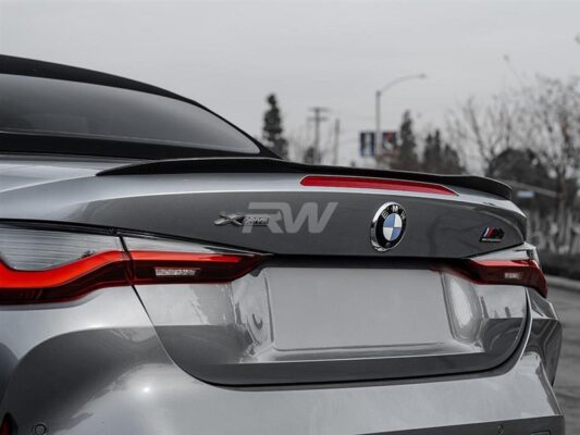 RW Carbon BMW 4 Series G23/G83 M Style Carbon Fiber Trunk Spoiler