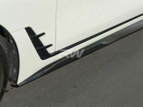 Brand: BMW 4 Series G26 4 Series Carbon Fiber Side Skirt Extensions