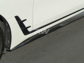Brand: BMW 4 Series G26 4 Series Carbon Fiber Side Skirt Extensions