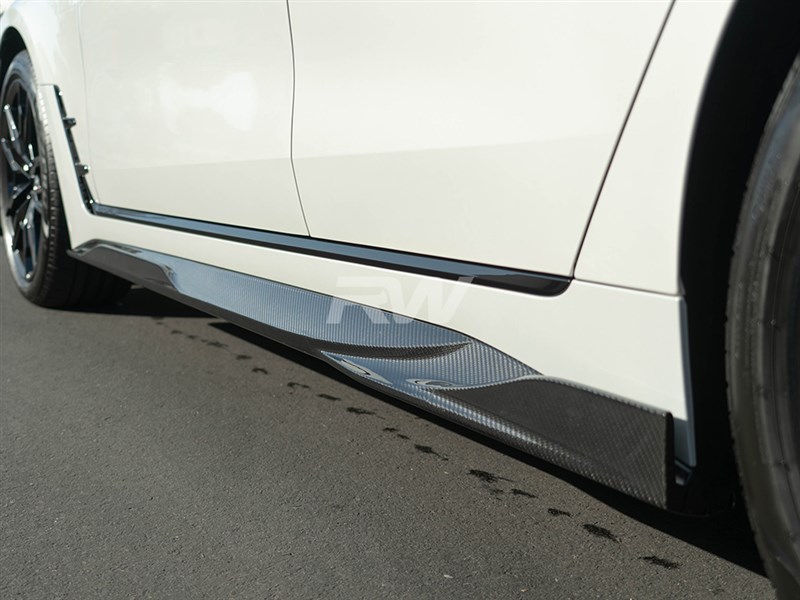 Brand: BMW 4 Series G26 4 Series Carbon Fiber Side Skirt Extensions