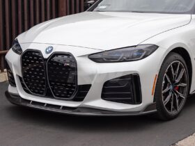 Brand: BMW 4 Series G26 / i4 DTM Carbon Fiber Front Lip Spoiler