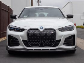 Brand: BMW 4 Series G26 / i4 DTM Carbon Fiber Front Lip Spoiler