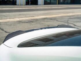 Brand: BMW 4 Series G26 i4 Performance Style CF Trunk Spoiler