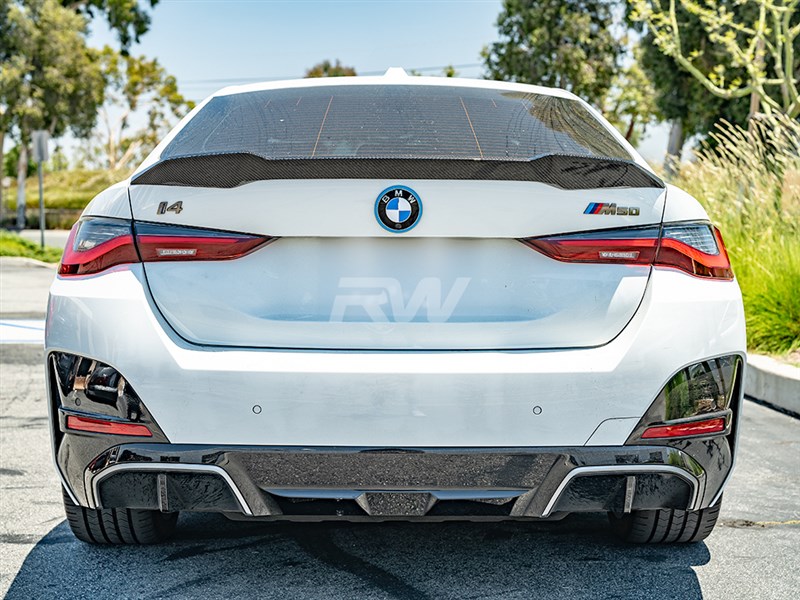 Brand: BMW 4 Series G26 i4 Performance Style CF Trunk Spoiler