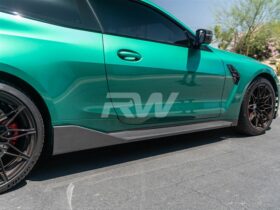 Brand: BMW 4 Series G82/G83 M4 Performance Style CF Side Skirt Extensions
