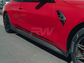 Brand: BMW 4 Series G82/G83 M4 Performance Style CF Side Skirt Extensions