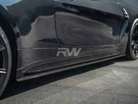 Brand: BMW 4 Series G82 G83 M4 RWS Carbon Fiber Side Skirt Extensions