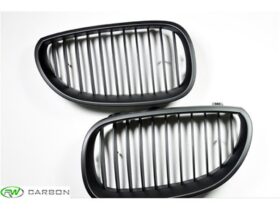 Brand: BMW 5 Series E60 E61 Matte Black Kidney Grilles