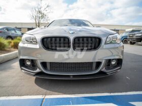 Brand: BMW 5 Series F10 Gloss Black Double Slat Grilles