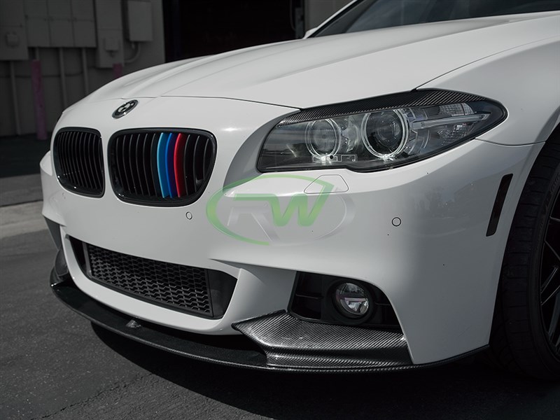 Brand: BMW 5 Series F10 Performance Style CF Front Lip Spoiler