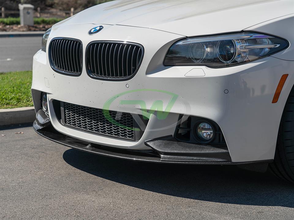 Brand: BMW 5 Series F10 Performance Style CF Front Lip Spoiler