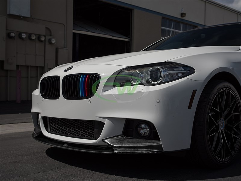 Brand: BMW 5 Series F10 Performance Style CF Front Lip Spoiler