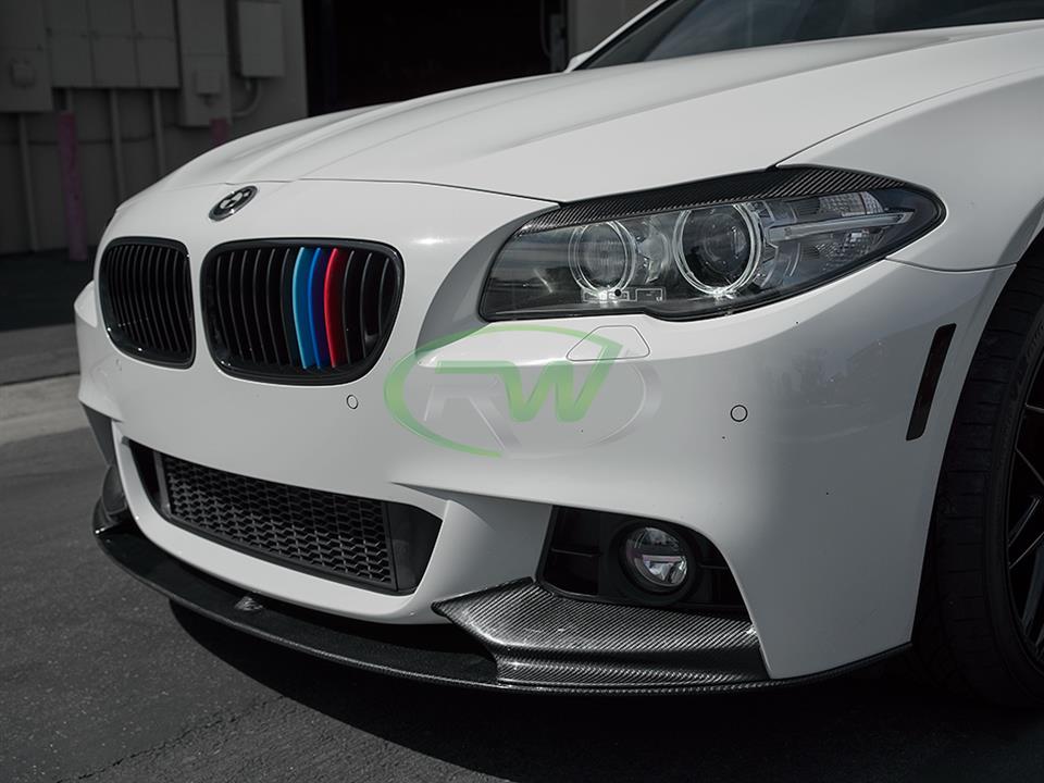 Brand: BMW 5 Series F10 Performance Style CF Front Lip Spoiler