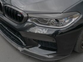 Brand: BMW 5 Series F90 M5 Carbon Fiber Upper Bumper Splitters