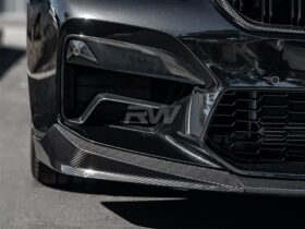 Brand: BMW 5 Series F90 M5 LCI Performance V2 CF Front Lip Spoiler