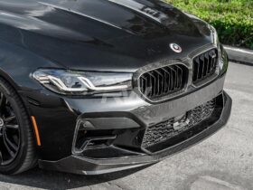 Brand: BMW 5 Series F90 M5 LCI Performance V2 CF Front Lip Spoiler