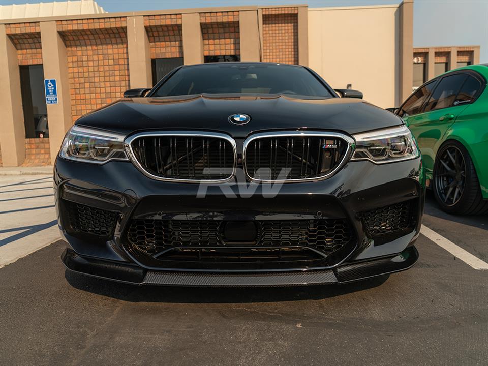 Brand: BMW 5 Series F90 M5 RWS Carbon Fiber Front Lip Spoiler