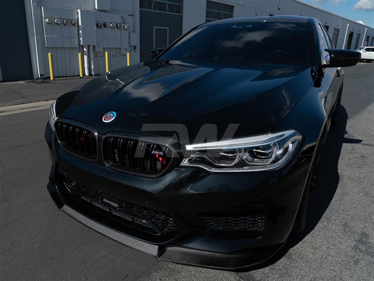 Brand: BMW 5 Series F90 M5 RWS Carbon Fiber Front Lip Spoiler