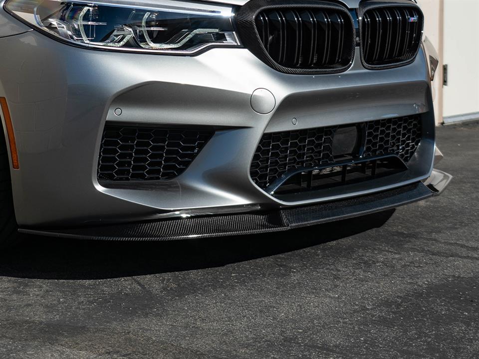 Brand: BMW 5 Series F90 M5 RWS Carbon Fiber Front Lip Spoiler