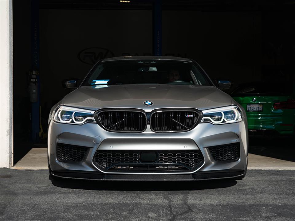 Brand: BMW 5 Series F90 M5 RWS Carbon Fiber Front Lip Spoiler