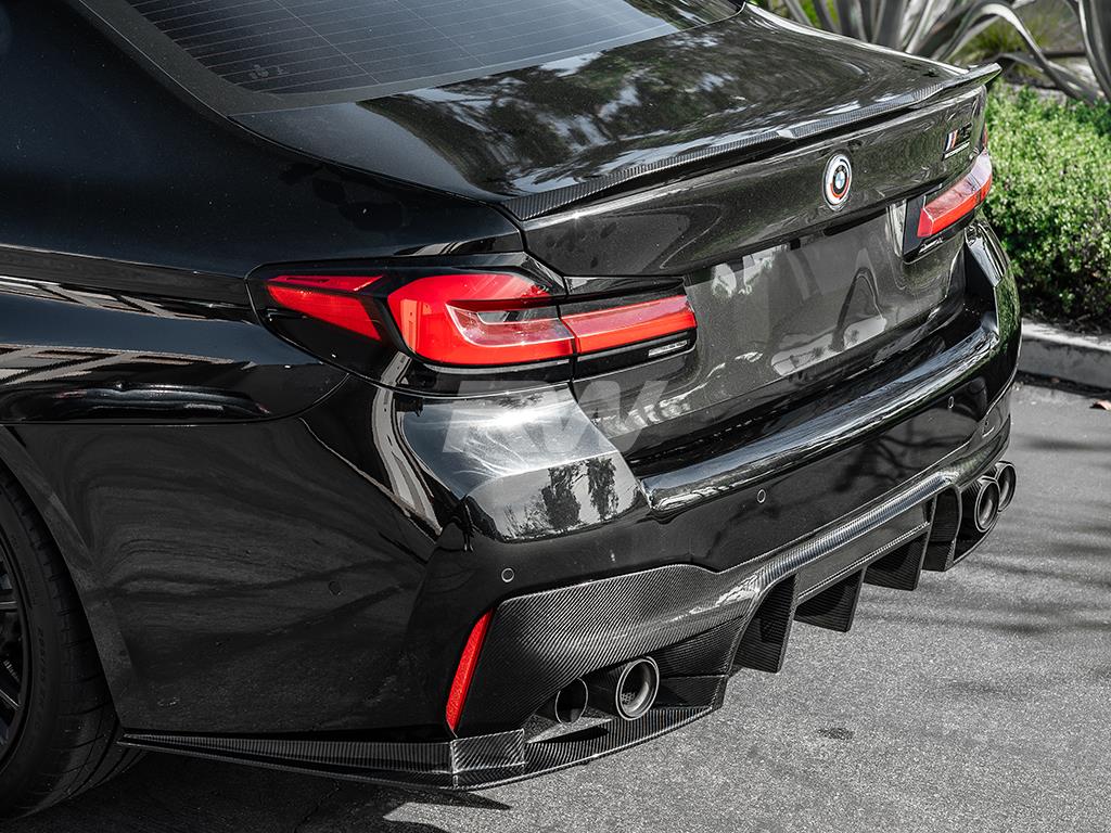 Brand: BMW 5 Series F90 M5 RWS Carbon Fiber Rear Diffuser