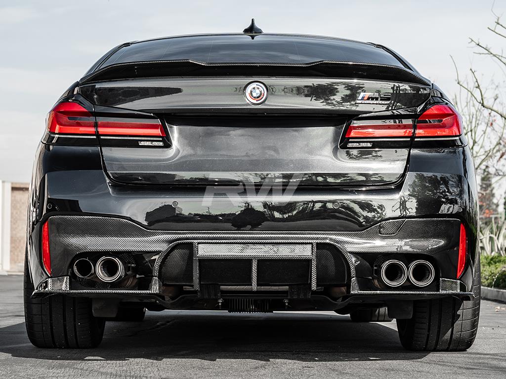 Brand: BMW 5 Series F90 M5 RWS Carbon Fiber Rear Diffuser