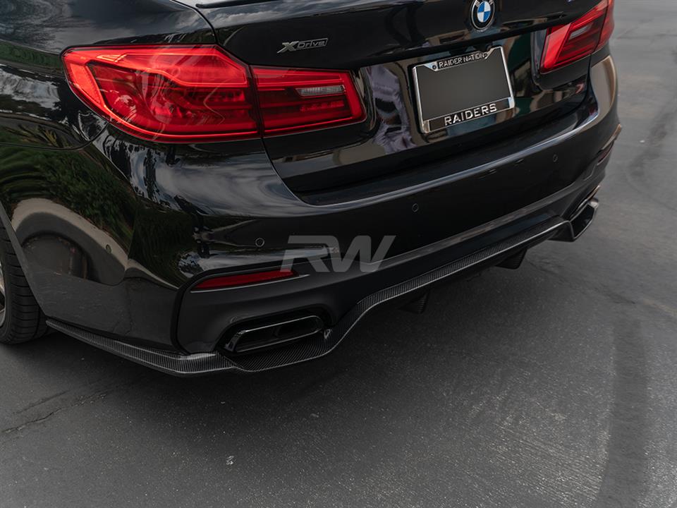 Brand: BMW 5 Series G30 3D Style Carbon Fiber Rear Diffuser