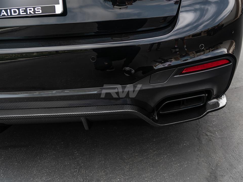 Brand: BMW 5 Series G30 3D Style Carbon Fiber Rear Diffuser
