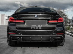 Brand: BMW 5 Series G30 5 Series LCI RWS Carbon Fiber Diffuser