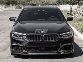 Brand: BMW 5 Series G30 DTM Carbon Fiber Front Lip Spoiler
