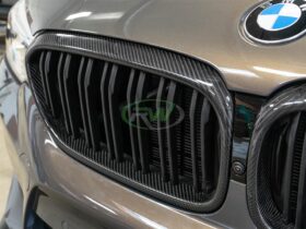 Brand: BMW 5 Series G30 Dual Slat Carbon Fiber Grilles