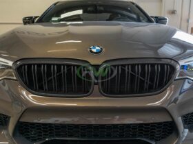 Brand: BMW 5 Series G30 Dual Slat Carbon Fiber Grilles