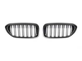 Brand: BMW 5 Series G30 Dual Slat Carbon Fiber Grilles