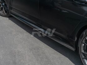 RW Carbon BMW 5 Series G30 F90 3D Style CF Side Skirt Ext...