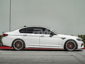 Brand: BMW 5 Series G30 F90 Carbon Fiber Side Skirt Extensions