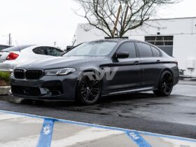 Brand: BMW 5 Series G30 F90 RWS Carbon Fiber Side Skirt Extensions