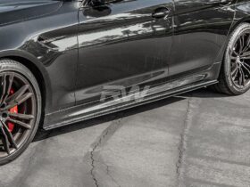 Brand: BMW 5 Series G30 F90 RWS Carbon Fiber Side Skirt Extensions